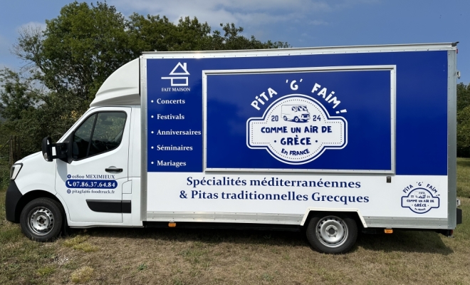 Foodtruck cuisine grecque proche de Bourg-en-Bresse, Bourg-en-Bresse, PITA’ G’ FAIM