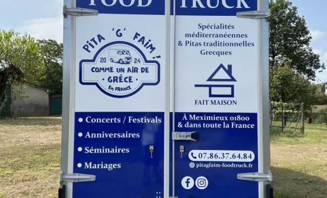 Foodtruck cuisine grecque proche de Bourg-en-Bresse, Bourg-en-Bresse, PITA’ G’ FAIM